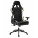 Кресло игровое геймерское Бюрократ VIKING 5 AERO WHITE черный/белый искусственная кожа. Фото товара с разных ракурсов.