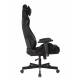 Кресло игровое Knight Outrider черный Light-20 с подголов. крестов. металл. Фото товара с разных ракурсов.
