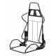 Кресло игровое геймерское Бюрократ VIKING 5 AERO WHITE черный/белый искусственная кожа. Фото товара с разных ракурсов.