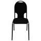 Стул для посетителей РС02М, черный каркас, ткань черная. Фото товара с разных ракурсов.